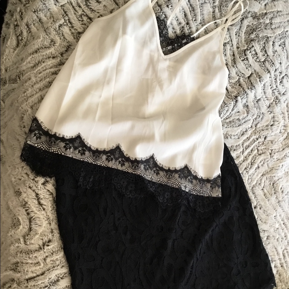 NY&CO Black Lace Skirt